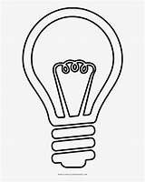 Lampadina Bulb Colorare Pages sketch template