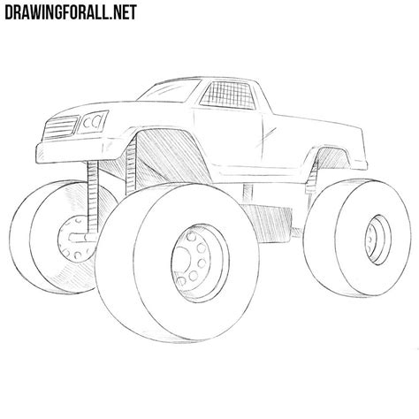draw  monster truck