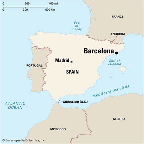 barcelona europe map