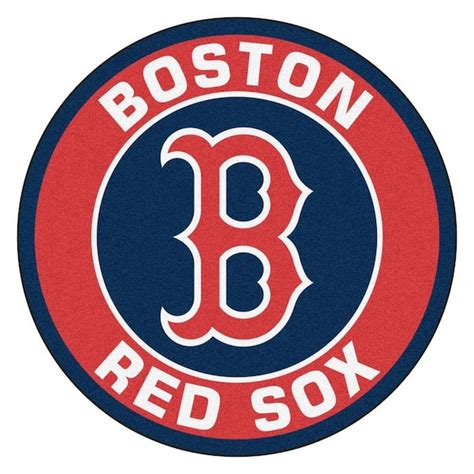fanmats mlb boston red sox red  ft   ft  area rug