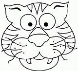 Carnevale Maschera Tigre Colorare Gatto Maschere Disegno Maestra Indossare Visita sketch template