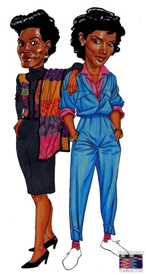 Two Black Women Standing Next To Each Other