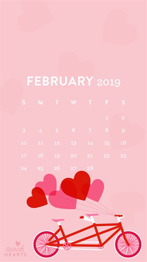 February 2019 Calendar Wallpaper Iphone