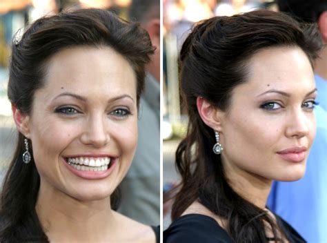 what face shape is angelina jolie