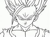 Coloring Pages Goku Ssj2 Popular sketch template