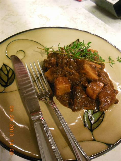 Beef Stew With Red Wine Prunes And Celery Root Our