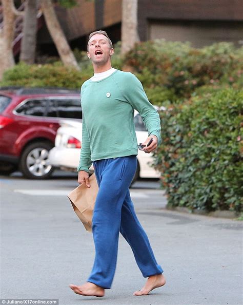 Chris Martin Refuses To Toe The Line By Shunning Shoes On