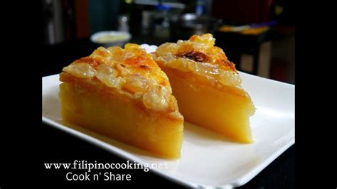 cassava cake recipe with macapuno panlasang pinoy