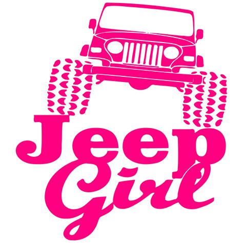 jeep girl vinyl decal