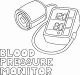 Pressure Blood Nurse Taking Vector Illustrations Cartoon Clip sketch template