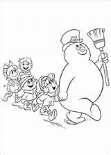 Frosty Snowman Coloring Pages Printable Kids Coloring4free Christmas Sheets Book Parade Snowmen Children Fun Bestcoloringpagesforkids Pdf Plays Choose Board Cute sketch template
