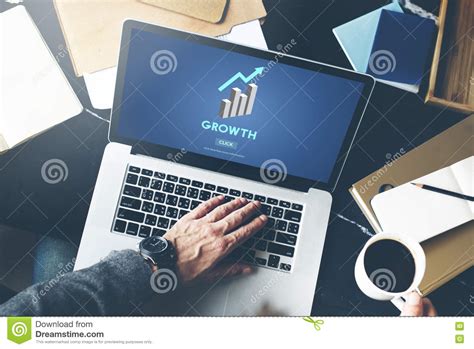 de verbetering de groei van het bedrijfslanceringssucces concept stock foto image  zaken