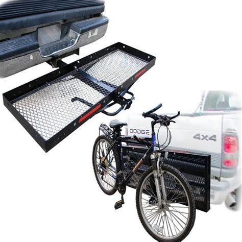 folding cargo carrier basket   bike rack combo wma motorsports superstore