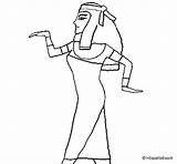 Egyptian Dancer Coloring Ii Coloringcrew Gif sketch template