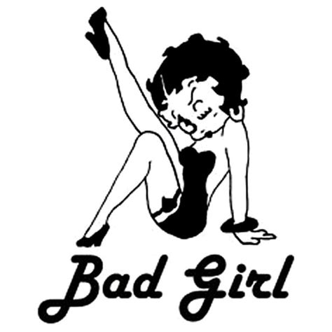 12 5cm 15 5cm Bad Girl Sexy Betty Boop Style Car Stickers And Decals