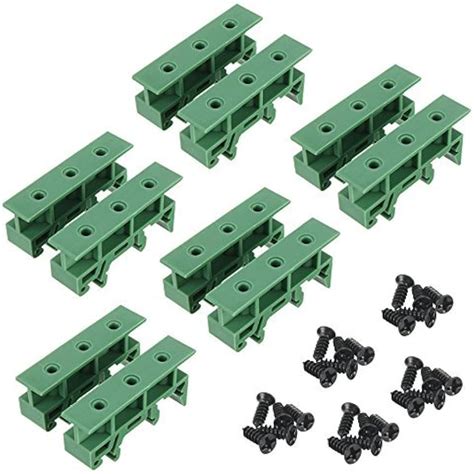 sets pcb din rail mounting adapter circuit board bracket holder carrier clips ebay
