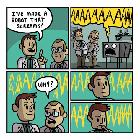 Robot That Screams Webcomics Know Your Meme