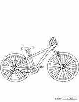 Bike Racing Pages Colouring Bicycle sketch template