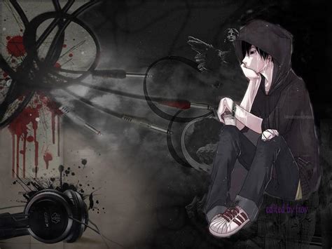 emo anime wallpapers wallpaper cave