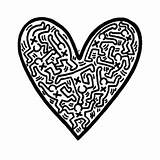 Keith Haring Coloring Kids Pages Beautiful sketch template