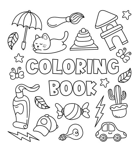 printable mini coloring book