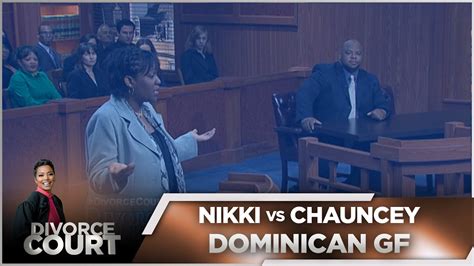 divorce court nikki vs chauncey dominican gf season 14 episode 84