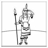Coloring American Native Girl Kachina Pages Doll Template Do2learn Color Games sketch template