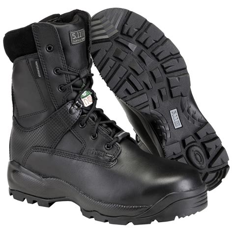 tactical atac composite toe  side zip boot