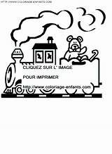 Alphabet Coloring Train Pages Book Kids sketch template