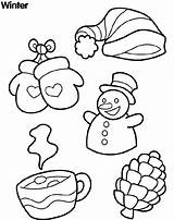 Coloring Winter Pages Crayola Print sketch template