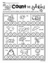 Syllables Syllable Literacy Counting Count Preschoolers Skills Syllabication Flashcards Teacherspayteachers sketch template