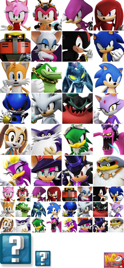 hd  spriters resource full sheet view sonic forces sonic
