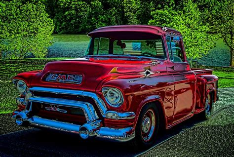 1955 Gmc 100 Pickup Truck Photograph By Tim Mccullough