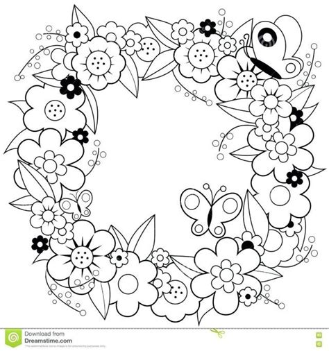 pretty picture  christmas wreath coloring pages christmas