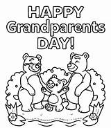 Grandparents Printable Kids sketch template