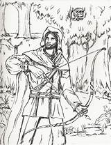 Aragorn sketch template