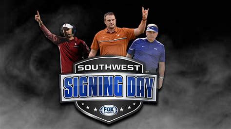 fox sports southwest    coverage  national signing day  fox sports
