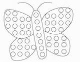 Dot Coloring Pages Dauber Bingo Butterfly Gumball Machine Printable Dots Print Color Preschool Printables Funnycrafts Coloringhome Painting Marker Kids Sheets sketch template
