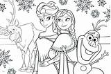 Coloring Frozen Pages Princess Colouring Disney Elsa Printable sketch template