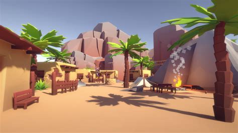[unity] lowpoly environments — polycount