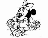 Coloring Minnie Baby Mouse Pages Cute Disney Popular sketch template