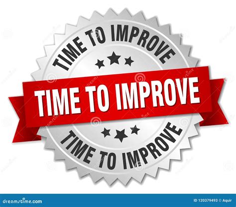 time  improve stock vector illustration  time banner