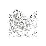 Spongebob Surfing Surfnetkids Coloring sketch template