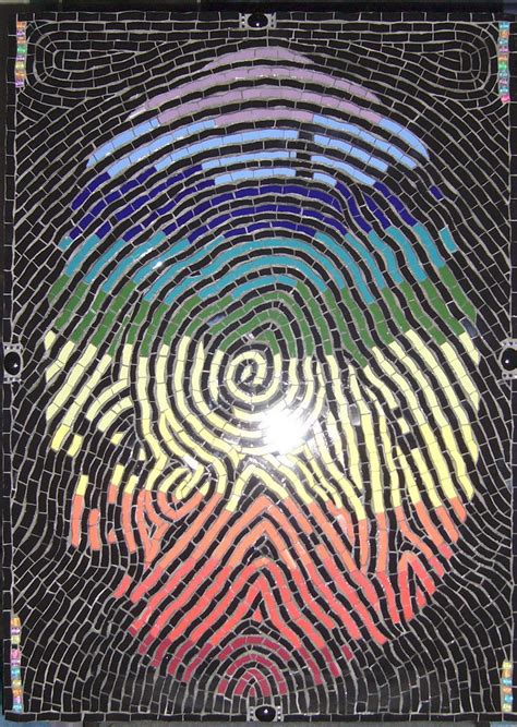 Rainbow Fingerprint Finished My Interpretation Of A Fing… Flickr