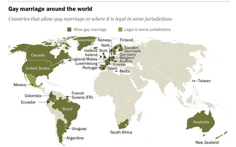 Diario7 Archivos El Mapa Del Matrimonio Homosexual En El Mundo SÓlo