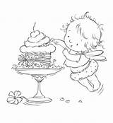 Coloring Marina Fedotova Stamps Fairy Pages Cake Children Digi Digital Clipart Cakes Digistamp Leading Nellie Representing Save Advocate License sketch template