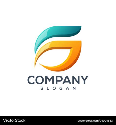 letter logo design royalty  vector image