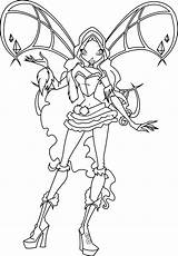 Winx Lovix Colorea Layla Shines Sirenix sketch template