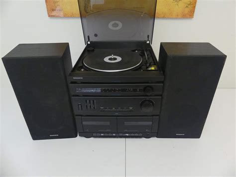 lot  magnavox asm  home stereo system  turntable  speakers  works