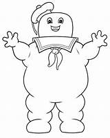 Marshmallow Stay Man Puft Ghostbusters Coloring Pages Drawing Draw Slimer Logo Ghost Puff Busters Halloween Colouring Kids Party Drawings Print sketch template